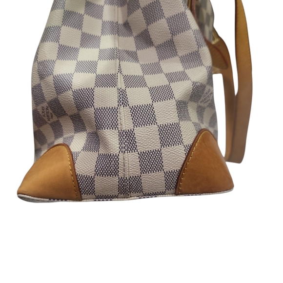 LOUIS VUITTON Damier Azur Hampstead MM Shoulder Hand Bag..w/COA !!!! - Picture 15 of 16